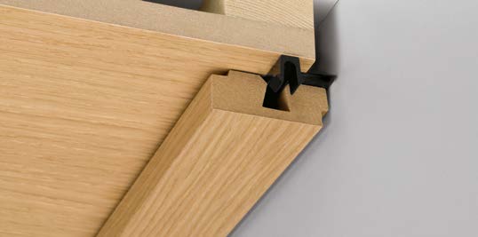 Vierkant-Deckenabschlußleiste